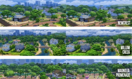 City Skyline Remover at Oh My Sims 4