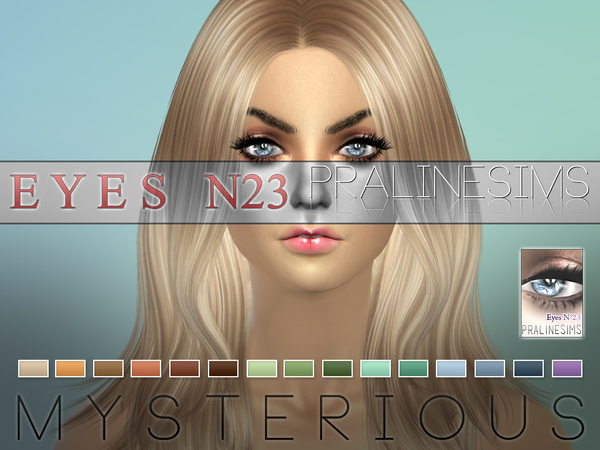 Sims 4 Mysterious Eyes N23 by Pralinesims at TSR