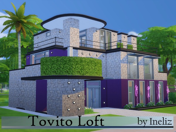 Sims 4 Tovito Loft by Ineliz at TSR
