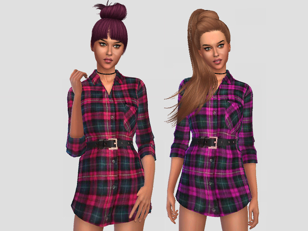 Sims 4 Tartan Collection Set by Puresim at TSR