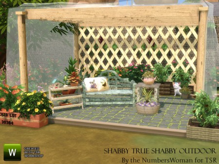 Shabby Chic Living True Shabby Outdoor by TheNumbersWoman at TSR
