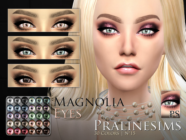Sims 4 Magnolia Eyes by Pralinesims at TSR