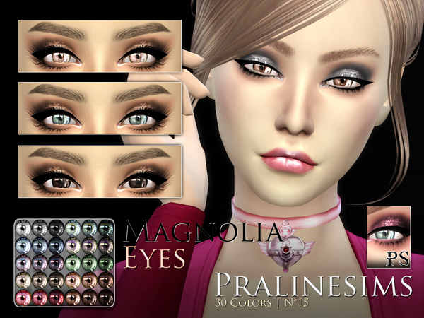 Sims 4 Magnolia Eyes by Pralinesims at TSR