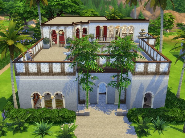 Sims 4 Far East House by Ineliz at TSR
