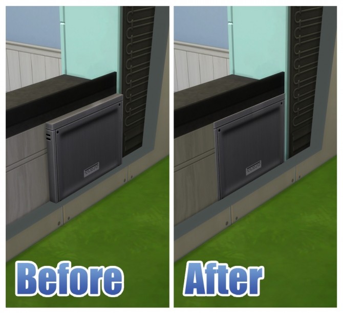 Sims 4 Dishwasher Mesh Default Replacement by Menaceman44 at Mod The Sims