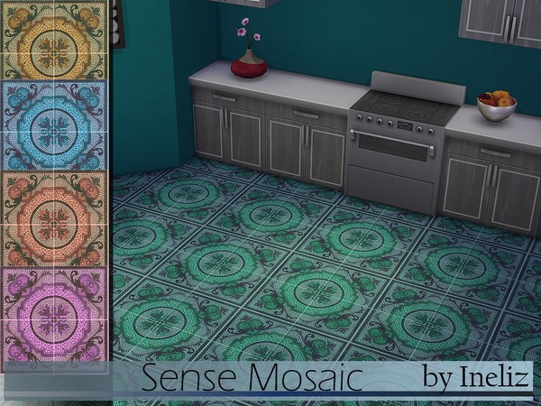 Sims 4 Sense Mosaics by Ineliz at TSR