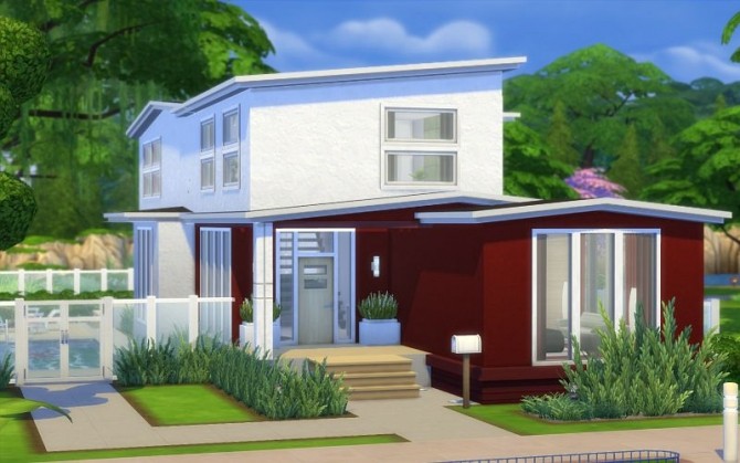 Sims 4 Ruby Red house by Kementari at SIMplicity