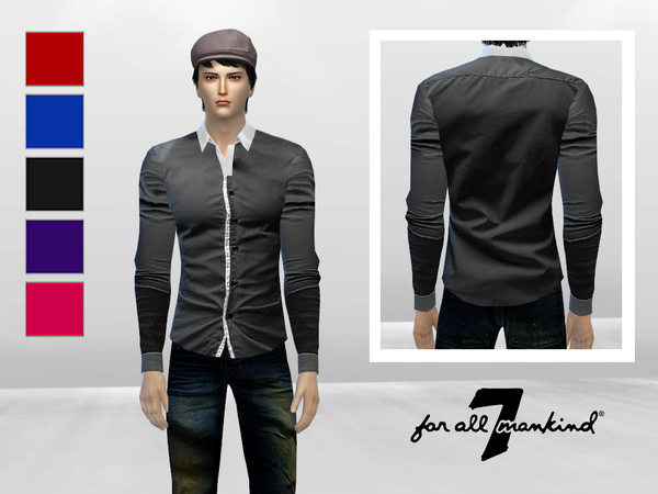 Sims 4 Co Ed Boys Long Polo by Ineliz at TSR