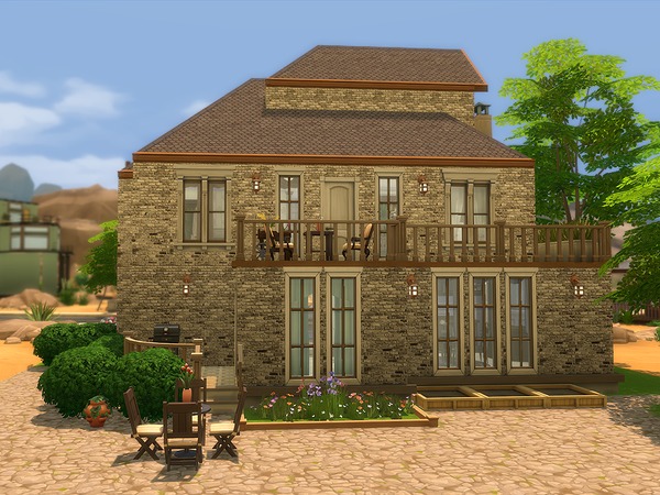 Sims 4 Pebble Estate by Ineliz at TSR