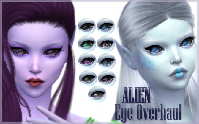 Alien Eyes Overhaul by kellyhb5 at Mod The Sims » Sims 4 Updates