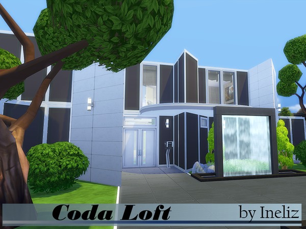 Sims 4 Coda Loft by Ineliz at TSR