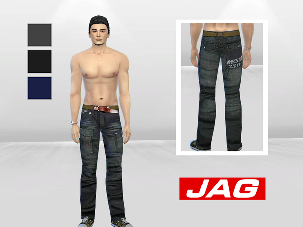 Sims 4 33o1 Straight Leg Jeans by McLayneSims at TSR