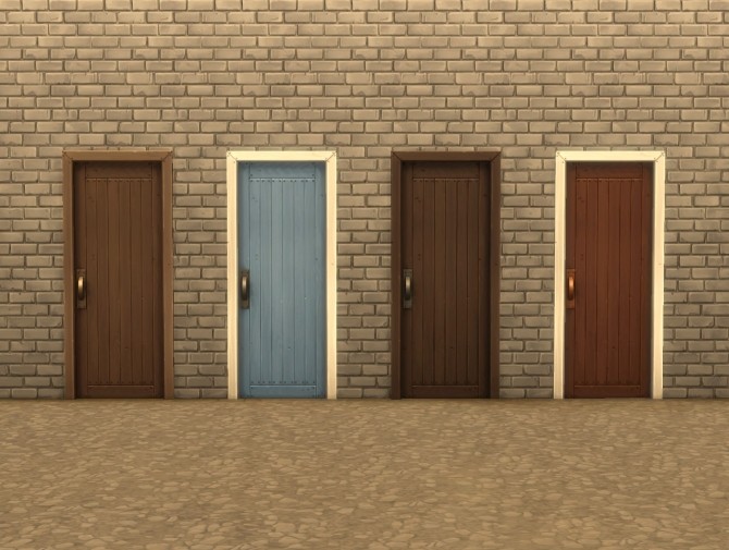 Sims 4 Mega (Budget) Doors by plasticbox at Mod The Sims