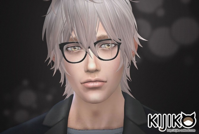 Sims 4 Semi Square Eyeglasses at Kijiko