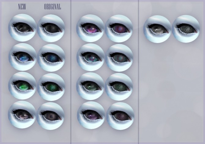 Sims 4 Alien Eyes Overhaul by kellyhb5 at Mod The Sims