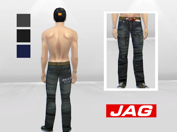 Sims 4 33o1 Straight Leg Jeans by McLayneSims at TSR