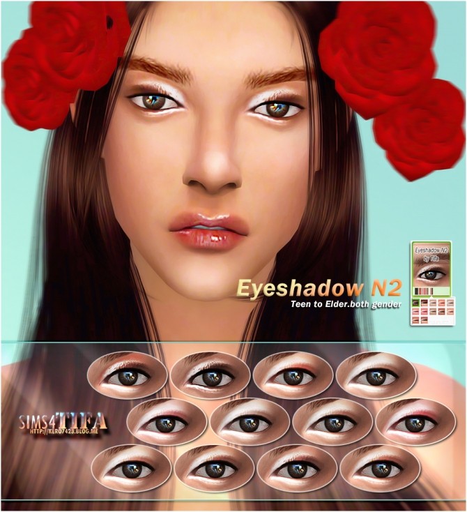 Sims 4 Eyeshadow N2 at Tifa Sims