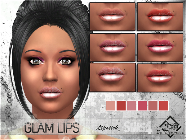 Sims 4 Glam Lips by Devirose at TSR