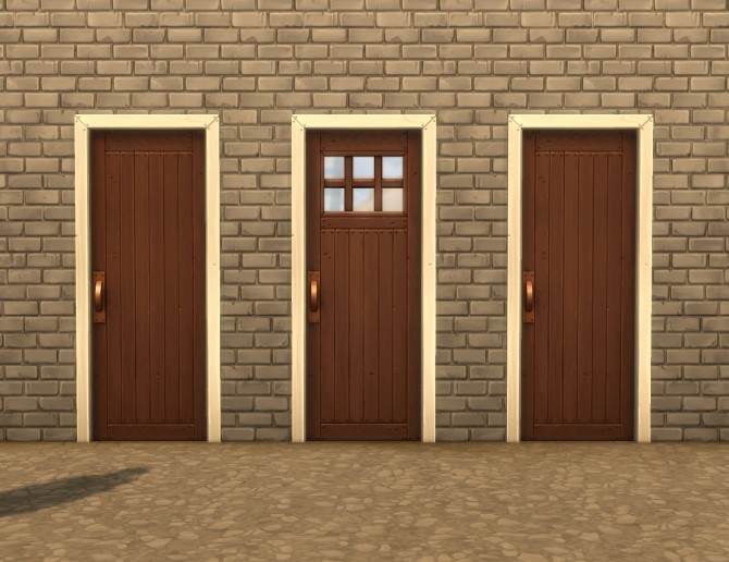 Sims 4 Mega (Budget) Doors by plasticbox at Mod The Sims