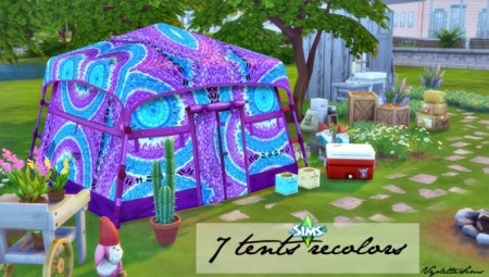 7 Tent Recolors at Mandarina’s Sim World