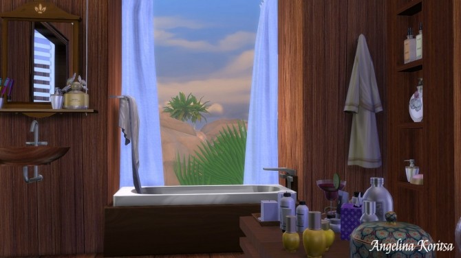 Sims 4 Island sunrise house at Angelina Koritsa