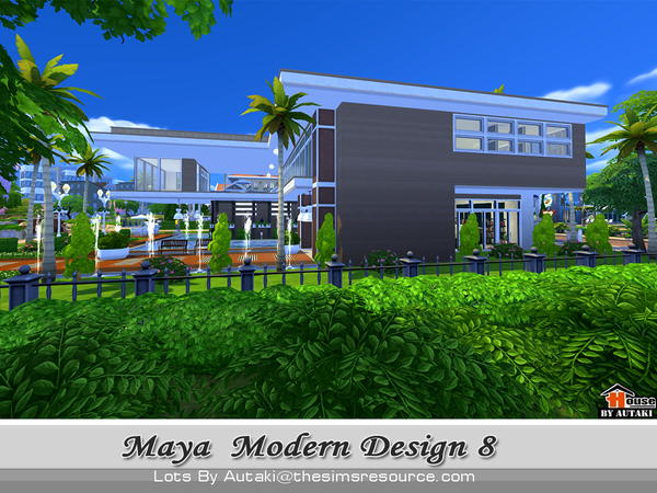 Sims 4 Maya Modern Design9 by autaki at TSR