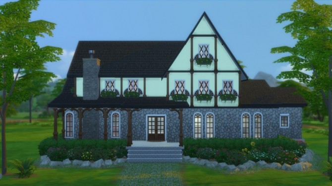 Sims 4 European Manor by RayanStar at Mod The Sims