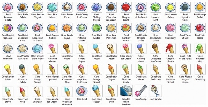 Sims 4 Cool Kitchen Icons Extracted at W Sims