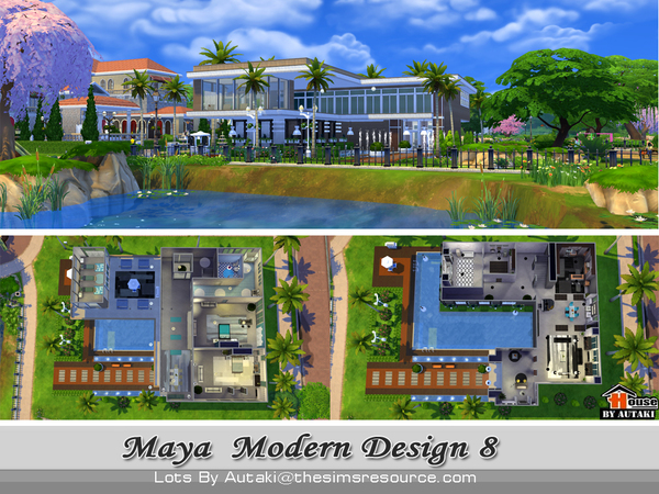 Sims 4 Maya Modern Design9 by autaki at TSR