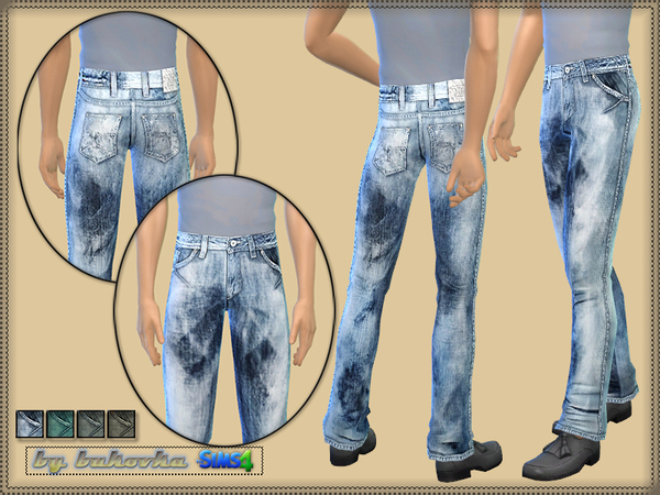 Sims 4 Jeans skinny Diesel by bukovka at TSR