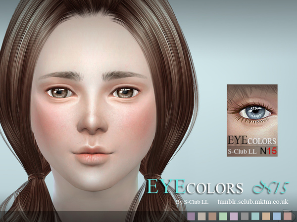 Sims 4 Eyecolors 15 by S Club LL at TSR