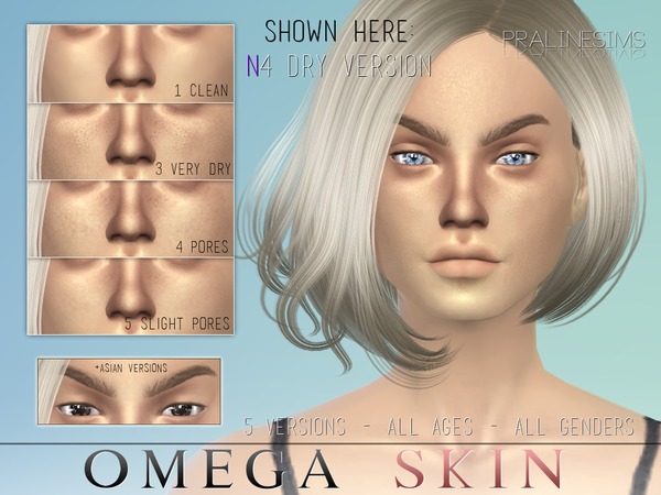 Sims 4 Omega Skin by Pralinesims at TSR