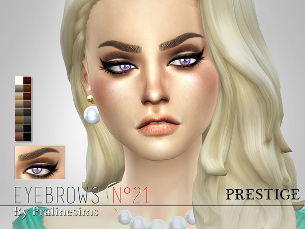 Sims 4 Eyebrow Megapack 2.0 by Pralinesims at TSR