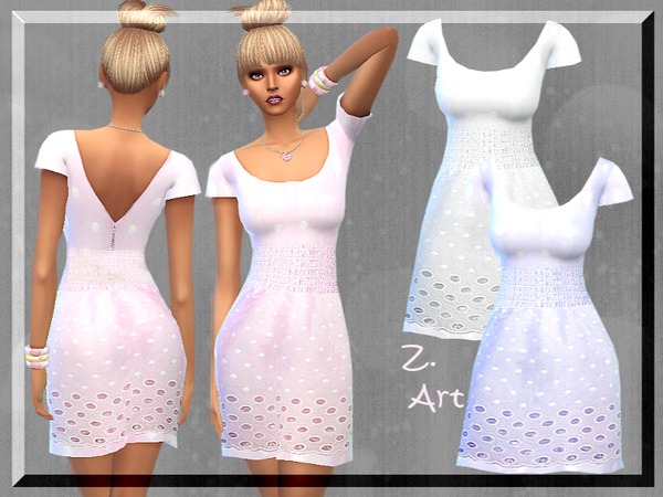 Sims 4 Tenderness dress by Zuckerschnute20 at TSR