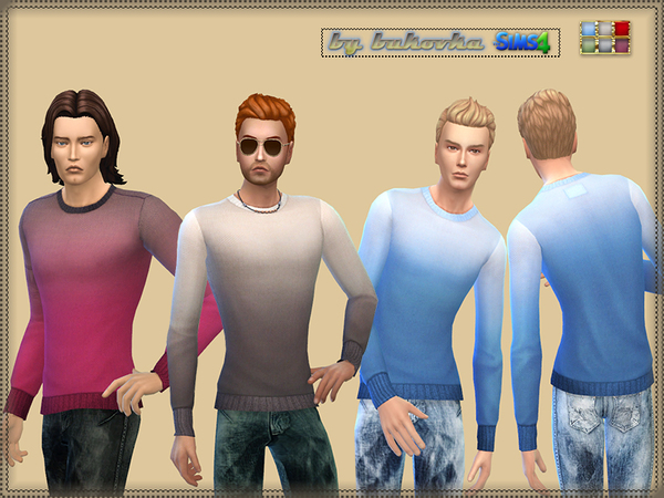 Sweater Gradient by bukovka at TSR » Sims 4 Updates