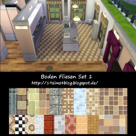 Floor Tiles Set 1 at 19 Sims 4 Blog