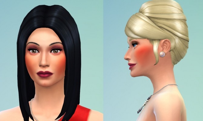Sims 4 Red Cheeks for Ladies by VikingStormtrooper at Mod The Sims