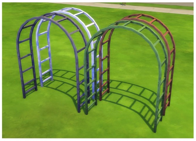 Sims 4 Metal Garden Arch by Menaceman44 at Mod The Sims