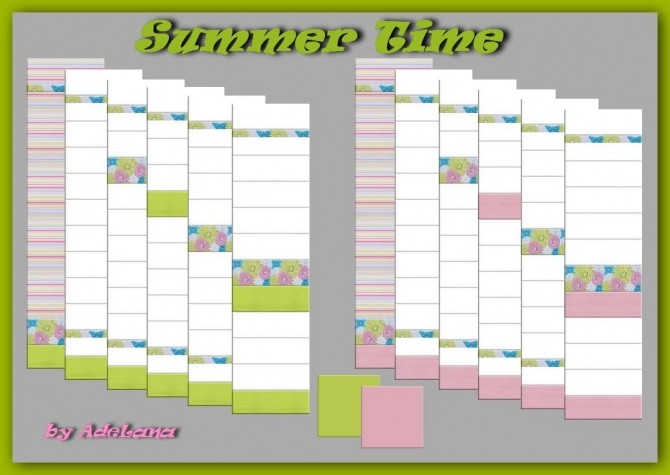 Sims 4 Summer Time tile set by AdeLanaSP at Mod The Sims