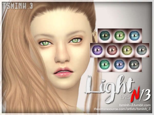 Sims 4 Light Eyes by tsminh 3 at TSR