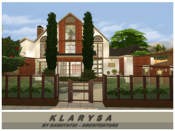 Sims 4 Klarysa villa by Danuta720 at TSR