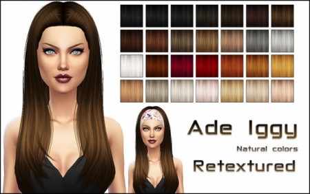 Ade Iggy hair retexture at Nylsims