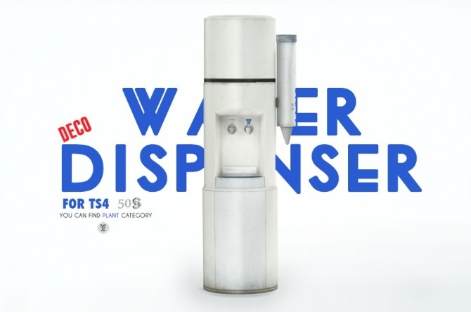 Sims 4 Water dispenser at Black le