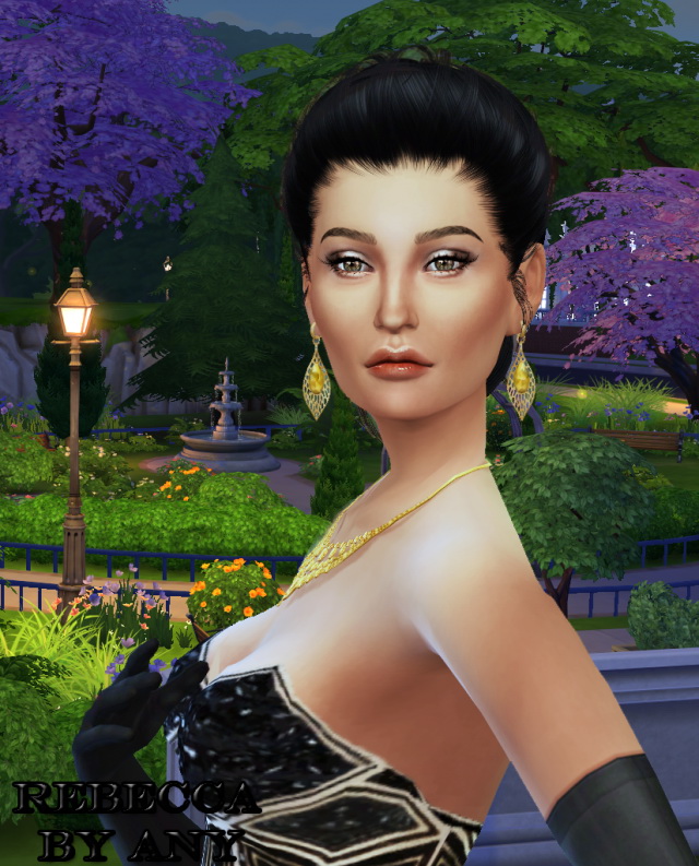 Sims 4 Rebecca by Any at Sims Modeli