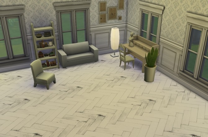 Sims 4 Fishtail Parquet Floors 15 Recolors by HistoricalSimsLife at Mod The Sims