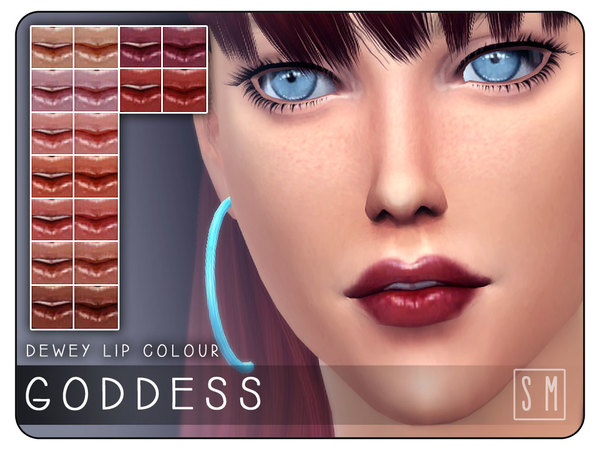Sims 4 Goddess Dewy Lip Colour by Screaming Mustard at TSR