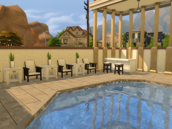 Sims 4 Greek Spa by Ineliz at TSR