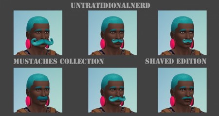 Mustaches Collection Shaved Edition at Untraditional NERD