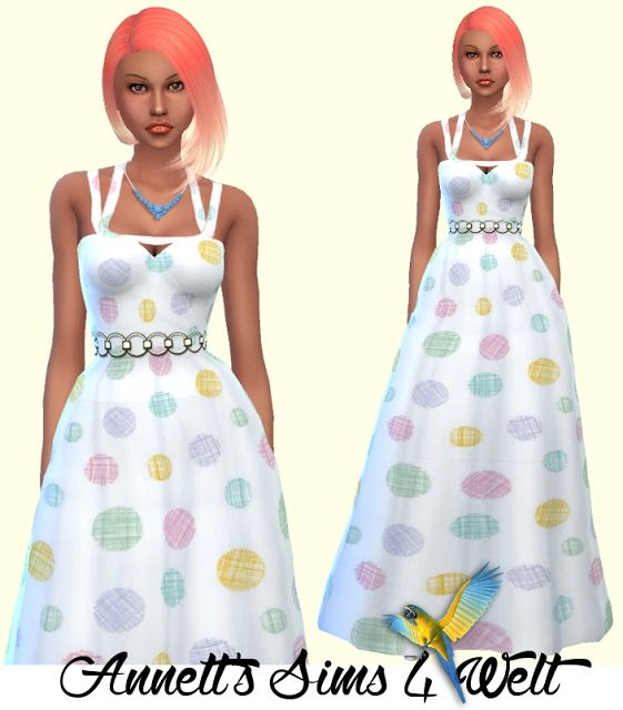 Sims 4 Prom Dress Part 2 at Annett’s Sims 4 Welt