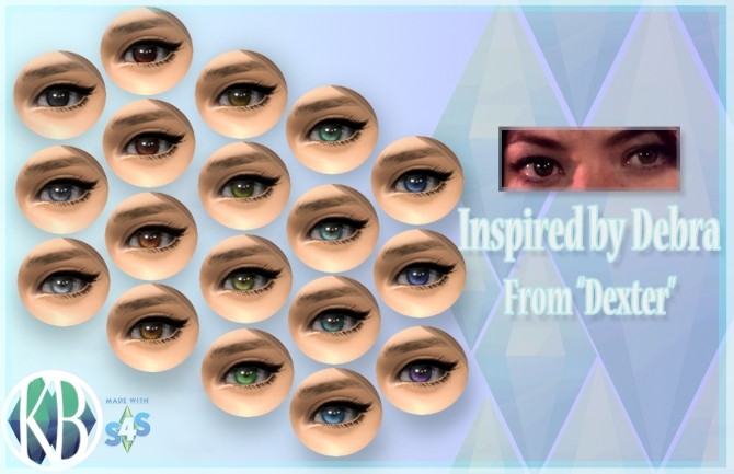 Sims 4 Deb 18 Non Default and Contact Eye Colours by kellyhb5 at Mod The Sims